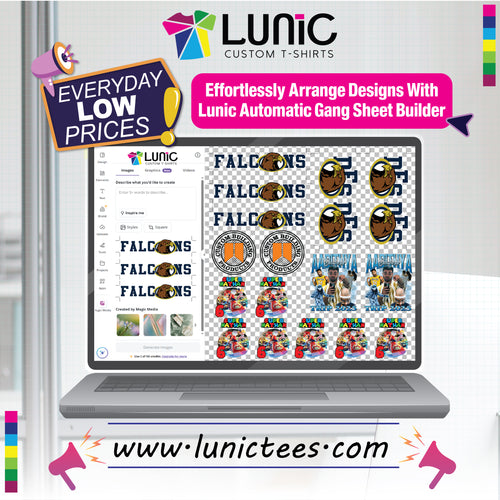 DTF Transfers by size